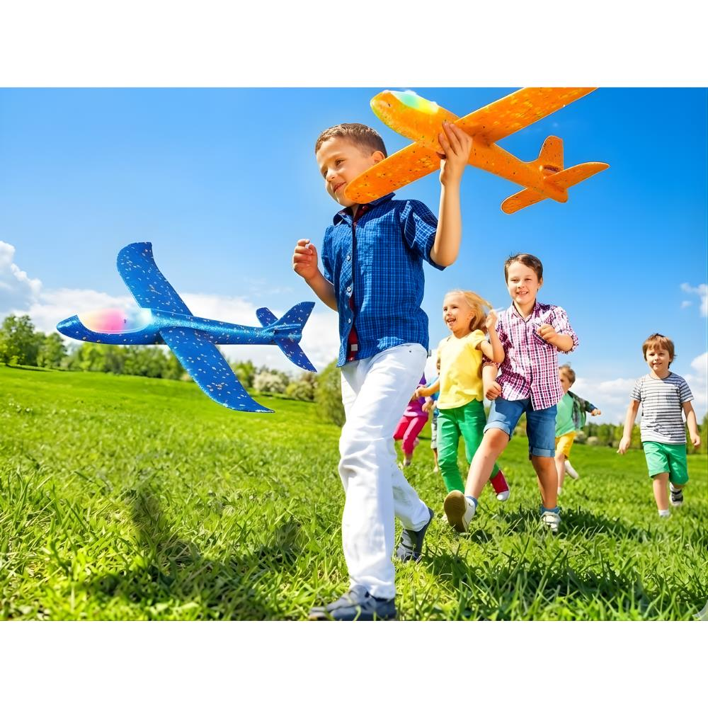 Oyuncak Uçak Köpük El Atma Planör Eğlenceli Strafor Uçak