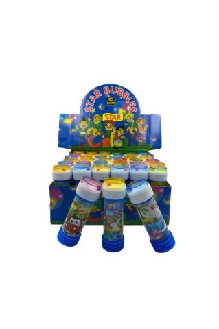 Üflemeli Köpük Baloncuk Sevimli Karakterler Oyuncak Köpük Balon Bubbles 1 Adet