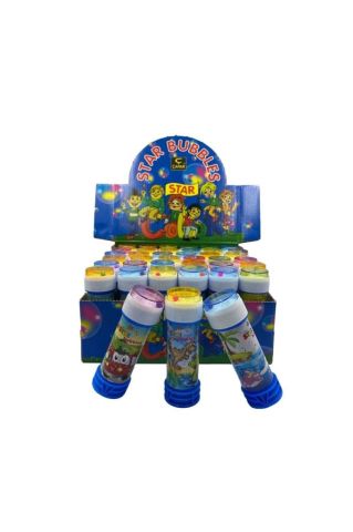 Üflemeli Köpük Baloncuk Sevimli Karakterler Oyuncak Köpük Balon Bubbles 1 Adet