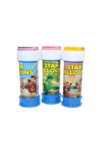 Üflemeli Köpük Baloncuk Sevimli Karakterler Oyuncak Köpük Balon Bubbles 1 Adet