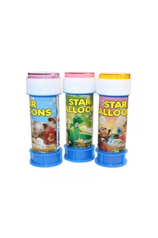 Üflemeli Köpük Baloncuk Sevimli Karakterler Oyuncak Köpük Balon Bubbles 1 Adet