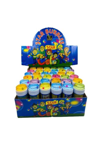 Üflemeli Köpük Baloncuk Sevimli Karakterler Oyuncak Köpük Balon Bubbles 1 Adet