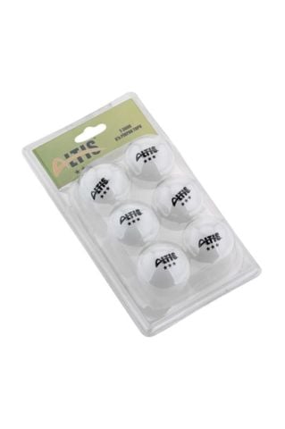 Pinpon Topu 6'lı (T4000) Turuncu Renk