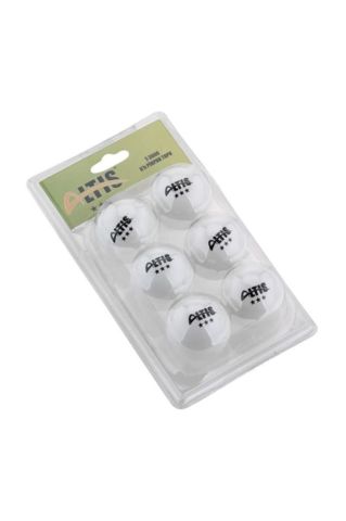 Pinpon Topu 6'lı (T4000) Turuncu Renk