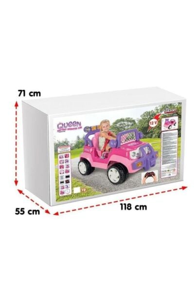 Queen Akülü Araba 12v Kumandalı Jeep