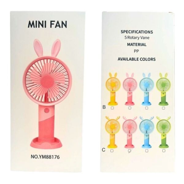 Kutulu Şarjlı Pilli Fan