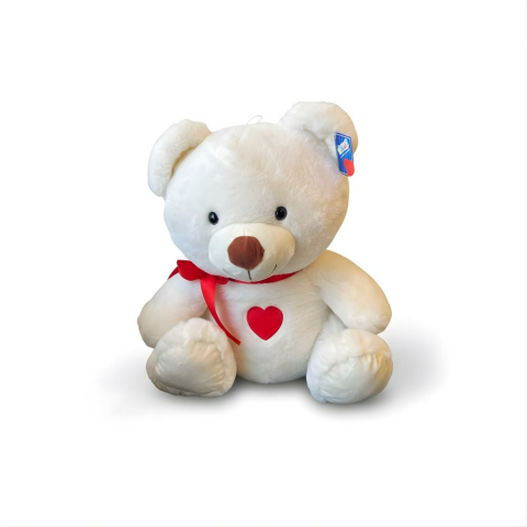 35 Cm Kalp Nakışlı Ayı