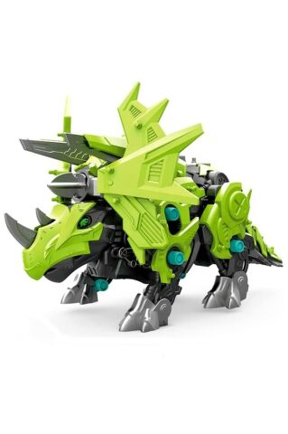 Dinozor Triceptor Pilli Mekanik Yürüyen Sök Tak Dinazor Triceptor