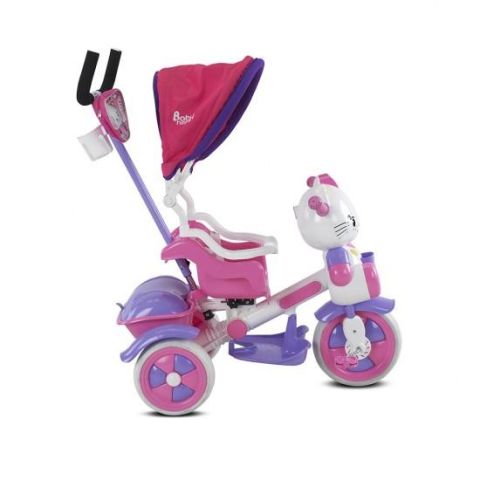 Ketty Üç Teker Bisiklet (PEMBE/LİLA/BEYAZ)