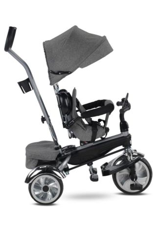 BabyHope Star Üç Teker Bisiklet Gri