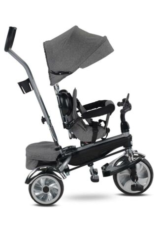 BabyHope Star Üç Teker Bisiklet Gri