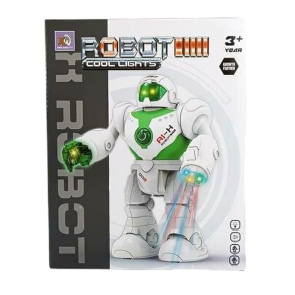 Kutuda Sesli Işıklı Robot