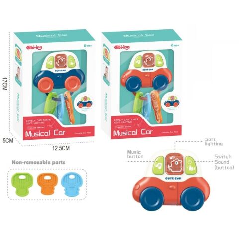 Kutulu Işıklı Müzikli Arabalı