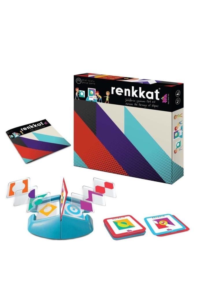 Renkkat (iki Kişilik) Dikkat Ve Zeka Oyunu 3+ Yaş 2 Oyuncu