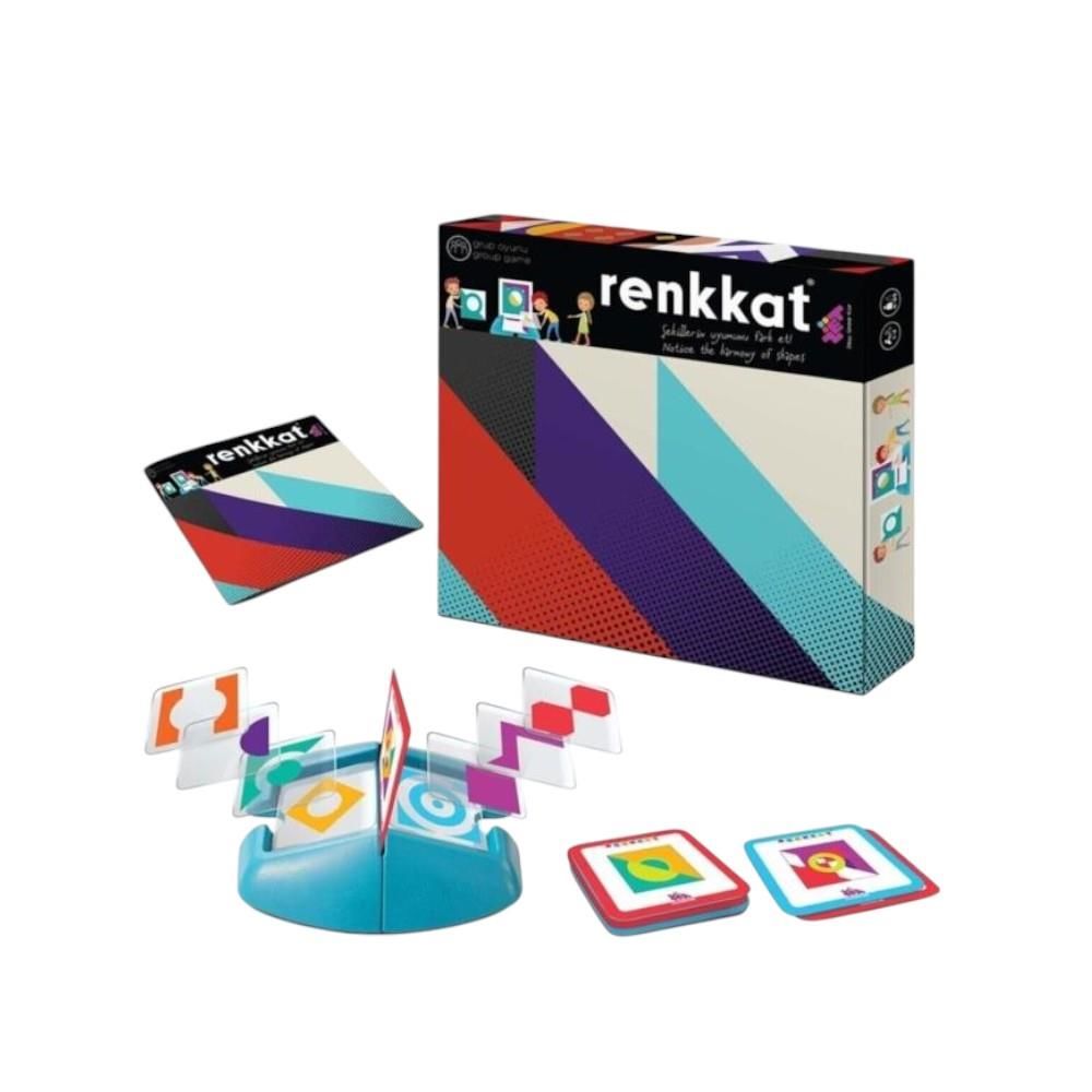 Renkkat (İki Kişilik) Dikkat Ve Zeka Oyunu 3+ Yaş 2 Oyuncu