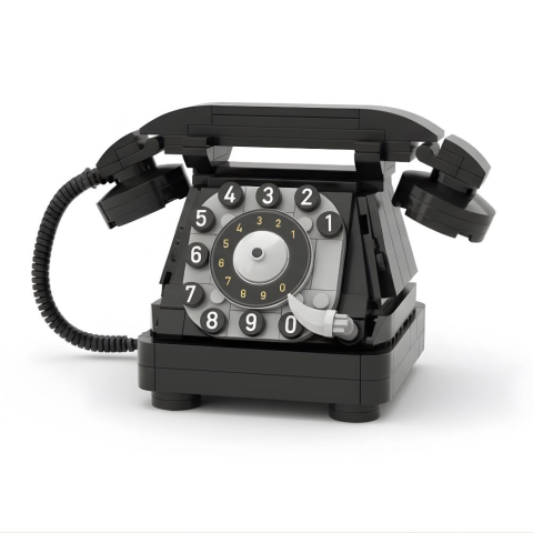 Çevirmeli Telefon Yapı Blokları 240 Parça