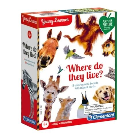Clementoni Education Young Learner Nerede Yaşarlar