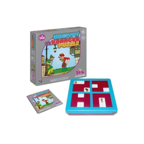 Hacivat ve Karagöz Puzzle Zeka Ve Akıl Oyunu 3+ Yaş 1+ Oyuncu