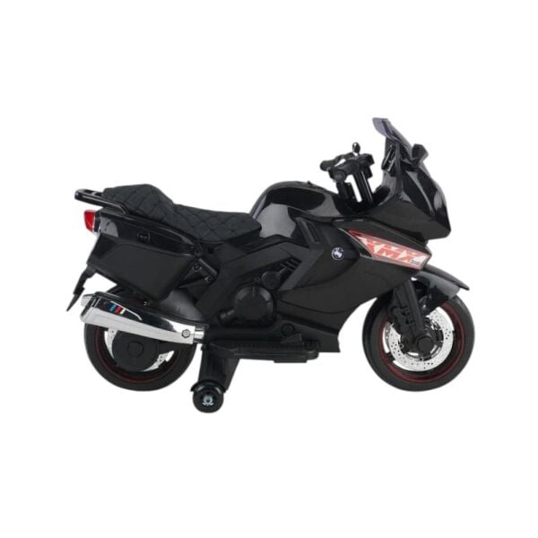 BabyHope Motosiklet Akülü Motor 12 Volt Siyah Babyhope 438A XMX-316 Ledli