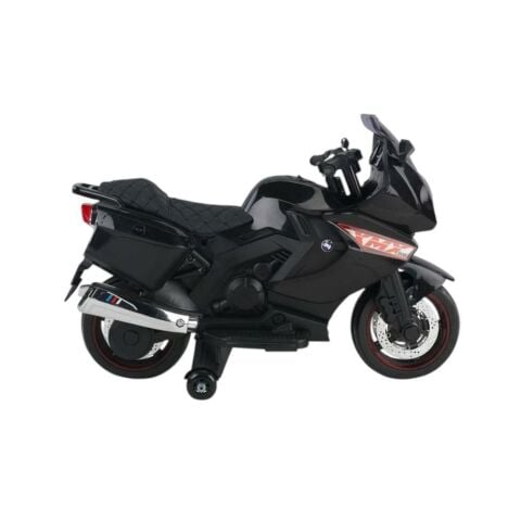 BabyHope Motosiklet Akülü Motor 12 Volt Siyah Babyhope 438A XMX-316 Ledli