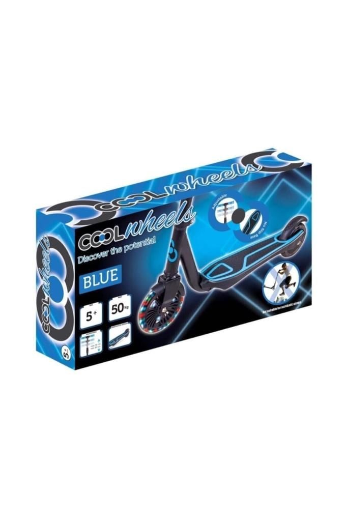Cool Wheels 5 Yaş Üstü Işıklı Mavi Scooter