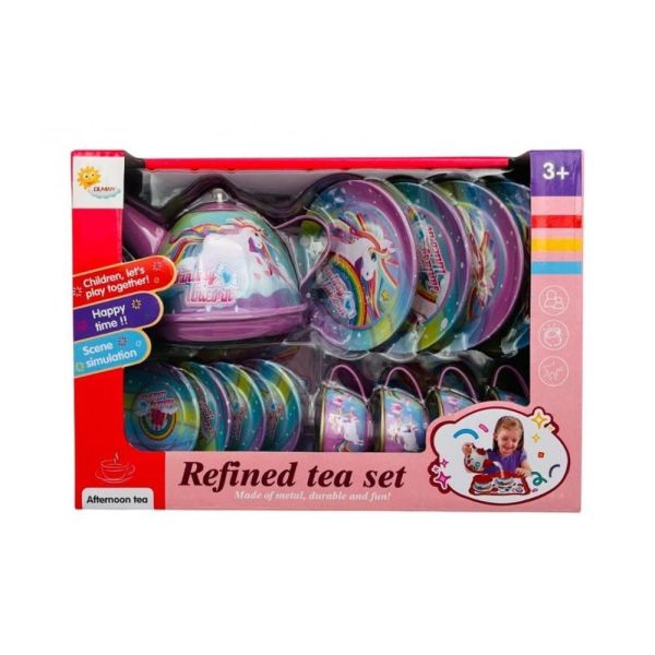 Metal Çay Seti DMN966-D34