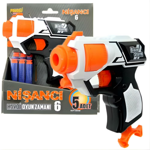 Nişancı 6 Dart Fırlatıcı Tekli Tabanca