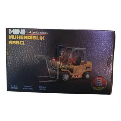 SH 1:64 8 Kanallı 2.4Ghz Mini Alaşımlı Uzaktan Kumandalı Forklift