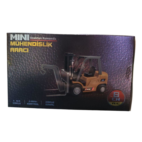 SH 1:64 8 Kanallı 2.4Ghz Mini Alaşımlı Uzaktan Kumandalı Forklift