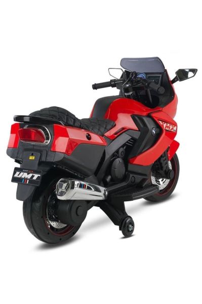 BabyHope Motosiklet Akülü Motor 12 Volt Kırmızı Babyhope 438A XMX-316 Ledli