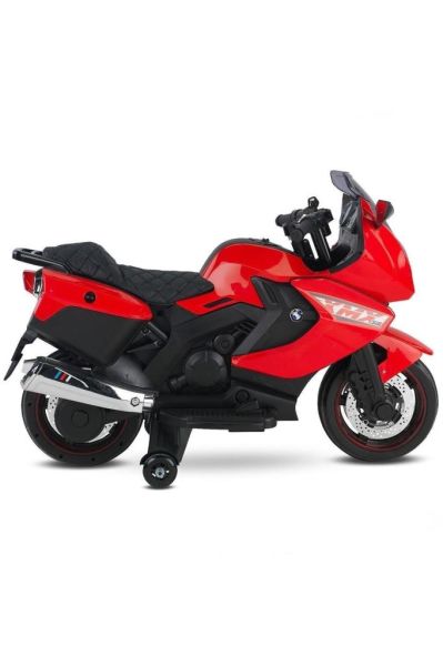 BabyHope Motosiklet Akülü Motor 12 Volt Kırmızı Babyhope 438A XMX-316 Ledli