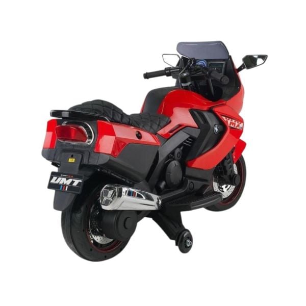 BabyHope Motosiklet Akülü Motor 12 Volt Kırmızı Babyhope 438A XMX-316 Ledli