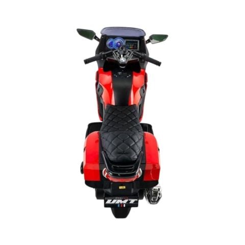 BabyHope Motosiklet Akülü Motor 12 Volt Kırmızı Babyhope 438A XMX-316 Ledli