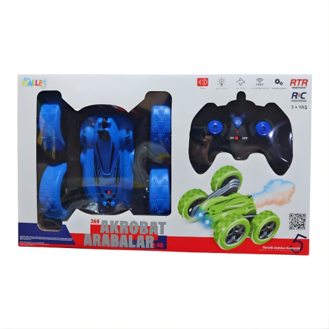 SH 2.4Ghz Uzaktan Kumandalı 16 Cm 4x4 360 Derece Dönebilen Akrobat Araba