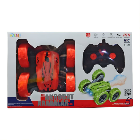 SH 2.4Ghz Uzaktan Kumandalı 16 Cm 4x4 360 Derece Dönebilen Akrobat Araba