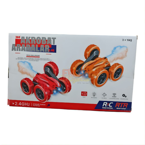 SH 2.4Ghz Uzaktan Kumandalı 16 Cm 4x4 360 Derece Dönebilen Akrobat Araba
