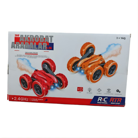 SH 2.4Ghz Uzaktan Kumandalı 16 Cm 4x4 360 Derece Dönebilen Akrobat Araba