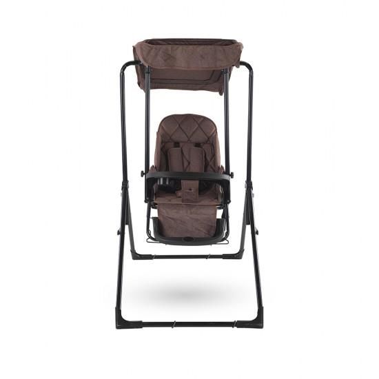 Babyhope Lüks Yatarlı Salıncak Kırç Kahverengi