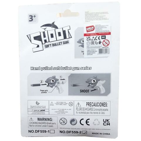 Köpek Balığı Yunus Sünger Tabanca DF559-1/2