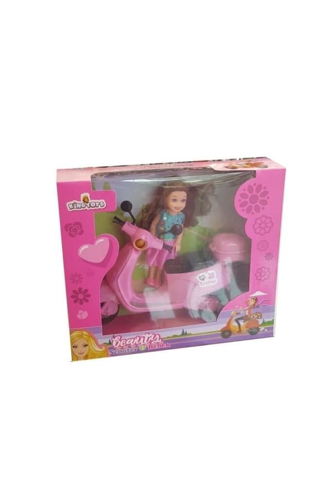 Scooterlı Oyuncak Bebek