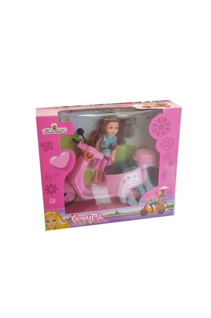 Scooterlı Oyuncak Bebek