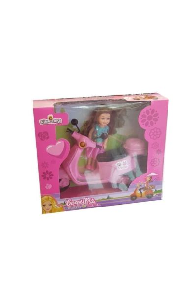 Scooterlı Oyuncak Bebek