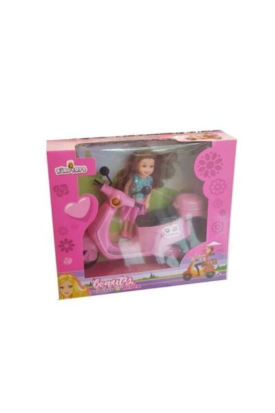 Scooterlı Oyuncak Bebek