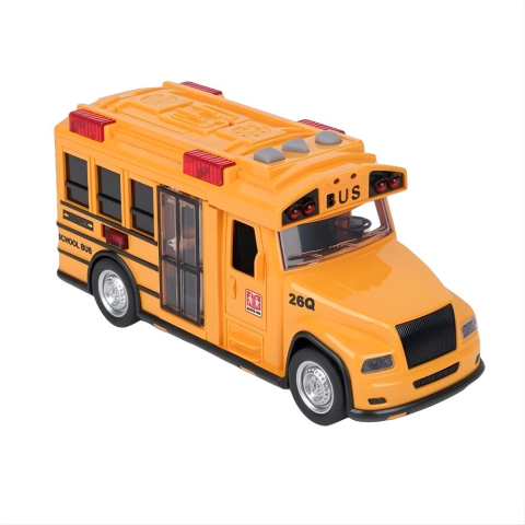 Let's Drive Sesli ve Işıklı Okul Otobüsü