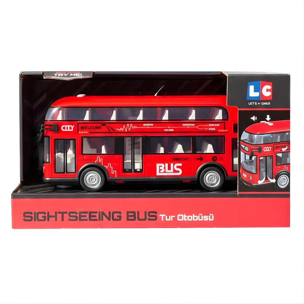 Let's Drive Sesli ve Işıklı Tur Otobüsü