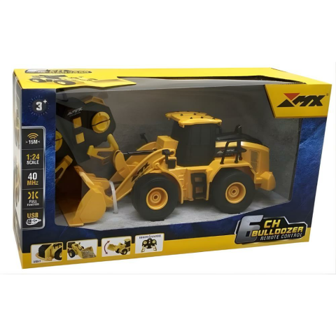 SH 1:18 9 Kanal Alaşım Uzaktan Kumandalı Dökme Kamyonu 2.4Ghz