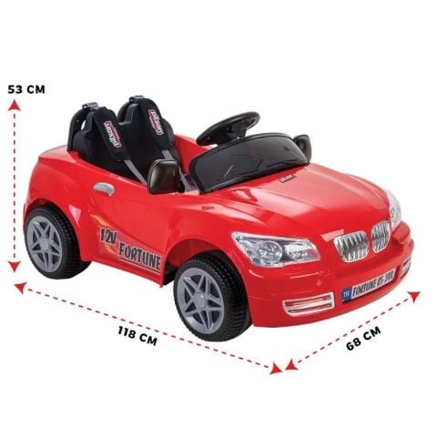 Uzaktan Kumandalı Fortune Akülü Araba 12 V Metalik Yeşil