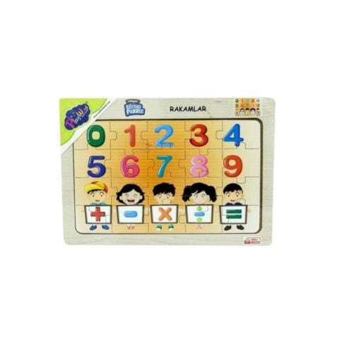 Ahşap Eğitici Puzzle Harf ve Rakam Oyuncak