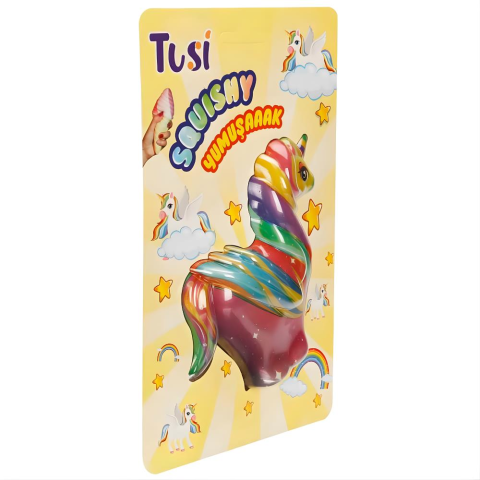 Tusi Squishy Unicorn Köpük Oyuncak