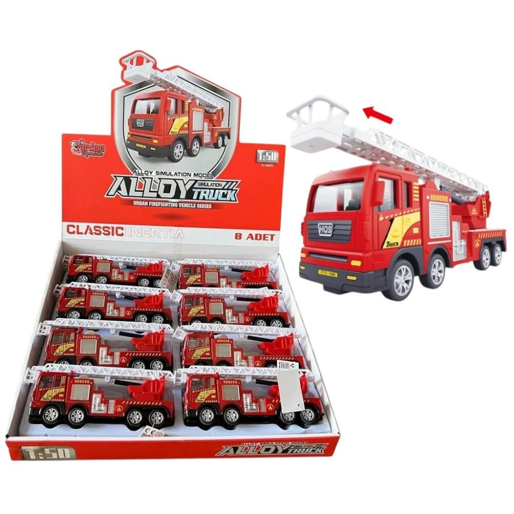 Sürtmeli Metal 1:50 Merdivenli İtfaiye